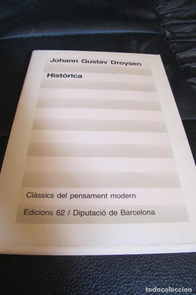 Libros: HISTORICA. JOHANN GUSTAV DROYSEN - Foto 1