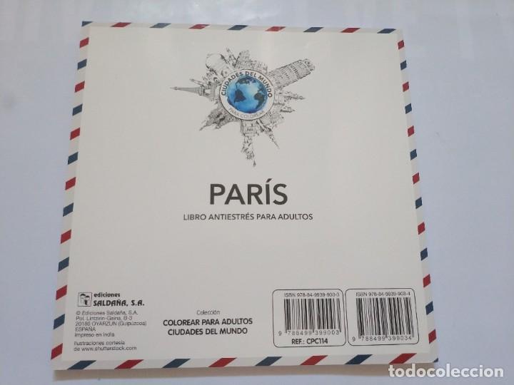 Libros: PARIS. LIBRO ANTIESTRES PARA ADULTOS - Foto 5