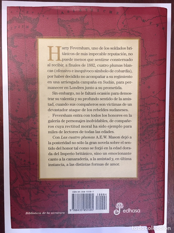 Libros: LAS CUATRO PLUMAS. - MASON, A.E.W. - Foto 2