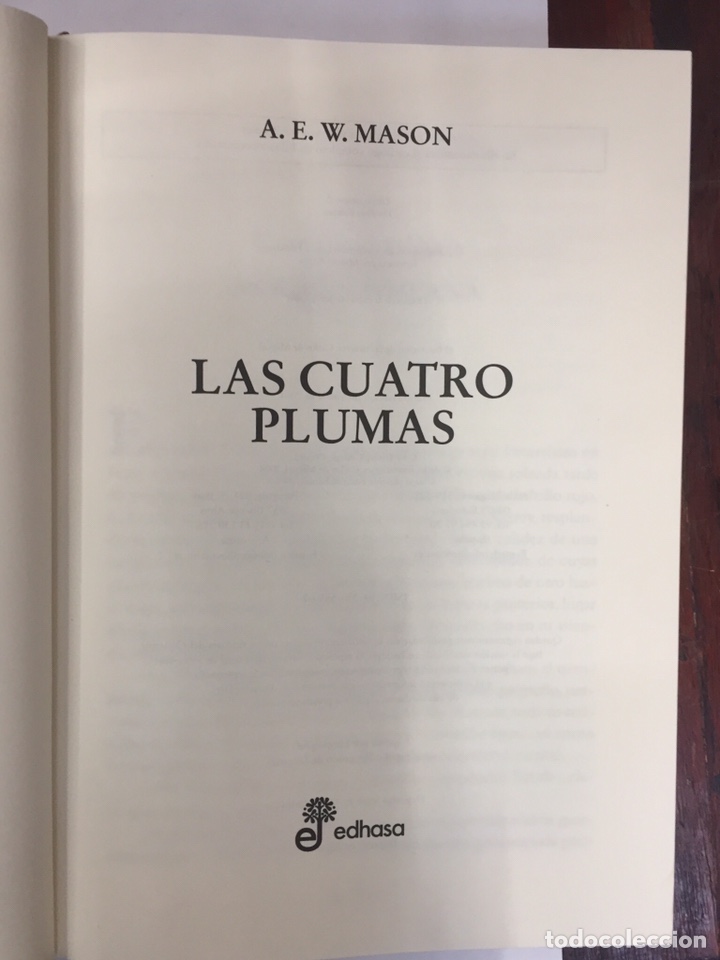 Libros: LAS CUATRO PLUMAS. - MASON, A.E.W. - Foto 3