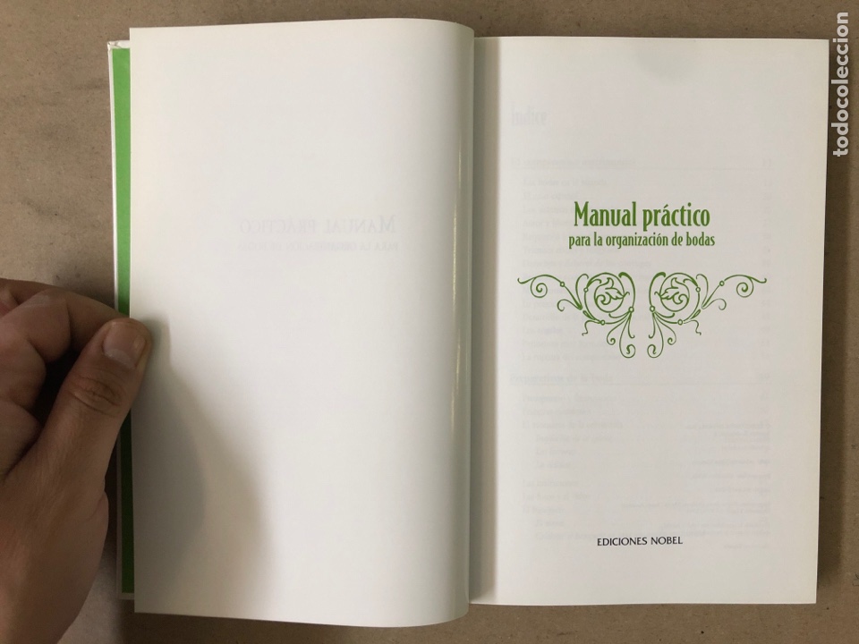 Libros: MANUAL PR&Aacute;CTICO PARA LA ORGANIZACI&Oacute;N DE BODAS. EDICIONES NOBEL. - Foto 2
