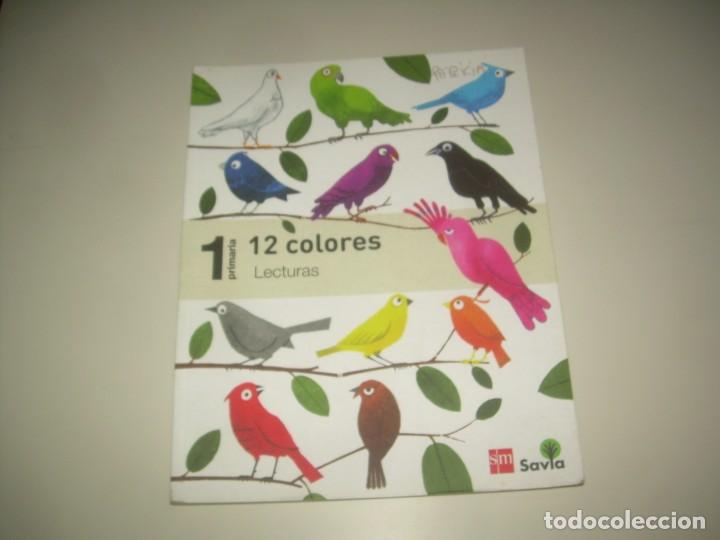 Libros: LECTURAS 12 COLORES 1 1&ordm; PRIMARIA. SM 2014. LIBRO DE TEXTO, ESCOLAR - Foto 1