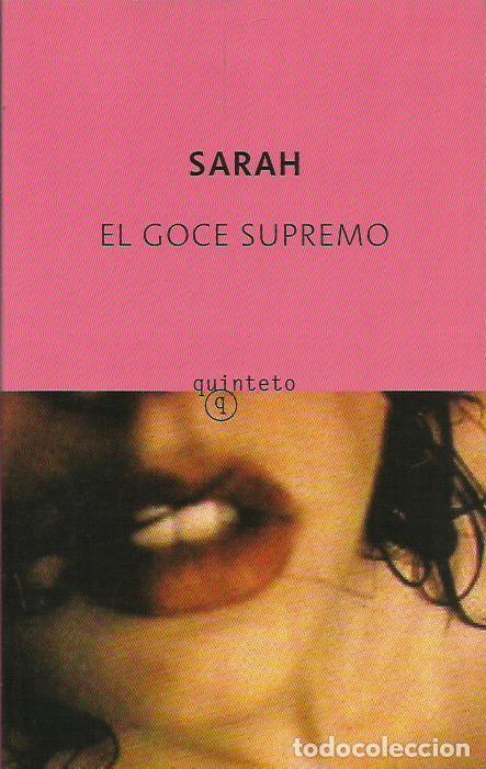 Libros: EL GOCE SUPREMO - Sarah - Foto 1