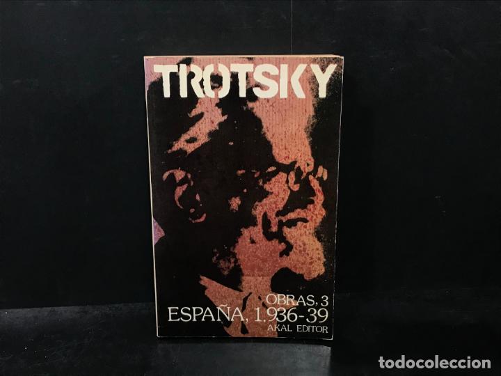 Libros: Obras 3. Espa&ntilde;a 1936-39. - Trotsky. - Foto 1