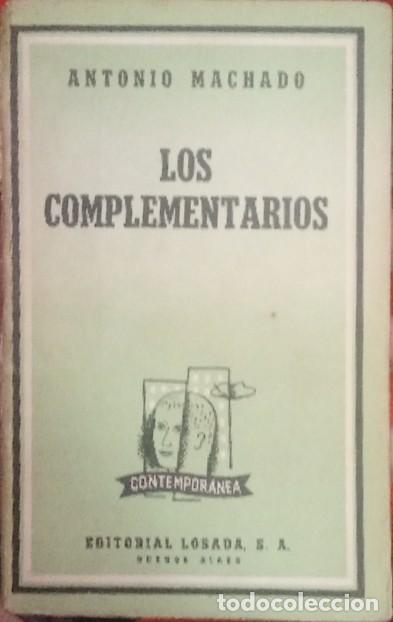 Libros: Los complementarios. - Antonio Machado. - Foto 1