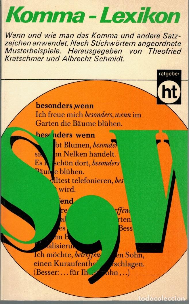 Libros: KOMMA-LEXICON - Theofried Kratschmer / Albrecht Schmidt - Foto 1