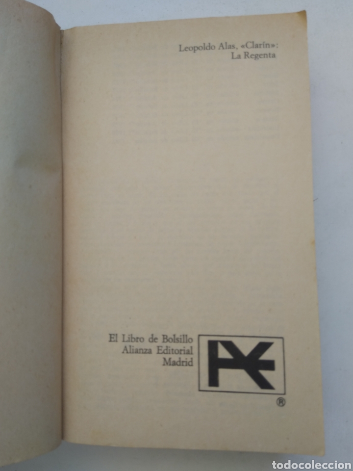 Libros: LA REGENTA/CLAR&Iacute;N LEOPOLDO ALAS - Foto 2