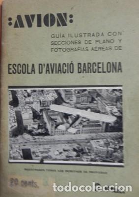 Libros: Avion: guia ilustrada con secciones de plano y fotografias a&eacute;reas de Escola d&acute;aviaci&oacute; Barcelona