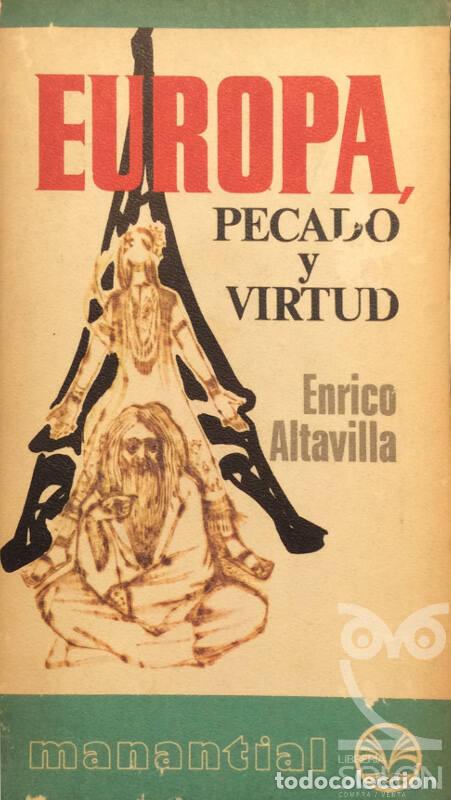 Libros: Europa, pecado y virtud - Enrico Altavilla - Foto 1