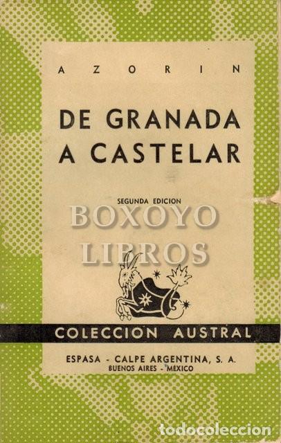 Libros: AZOR&Iacute;N. De Granada a Castelar - Foto 1