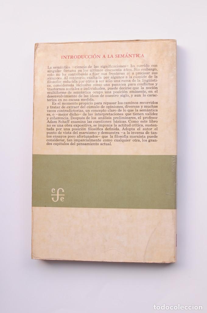 Libros: Introducci&oacute;n a la sem&aacute;ntica - SCHAFF, Adam - Foto 3