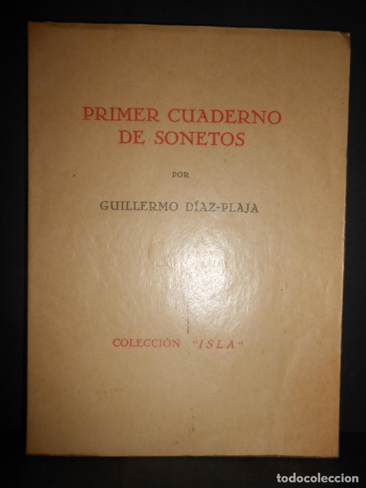 Libros: D&Iacute;AZ-PLAJA, Guillermo.- - Primer cuaderno de sonetos. - Foto 1