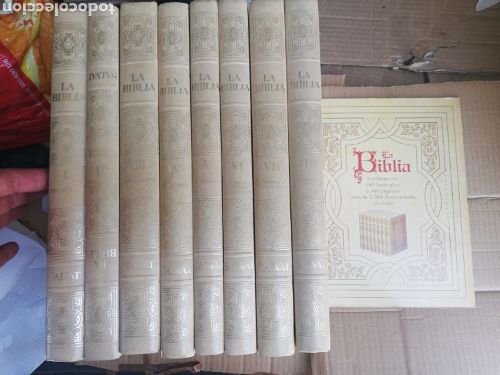 Libros: La biblia (8tomos)editorial Salvat - Foto 1
