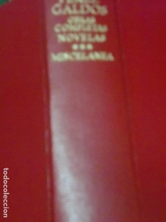 Livros em segunda m&atilde;o: GALDOS, PEREZ - Obras completas Novelas . Miscelanea Tomo 3