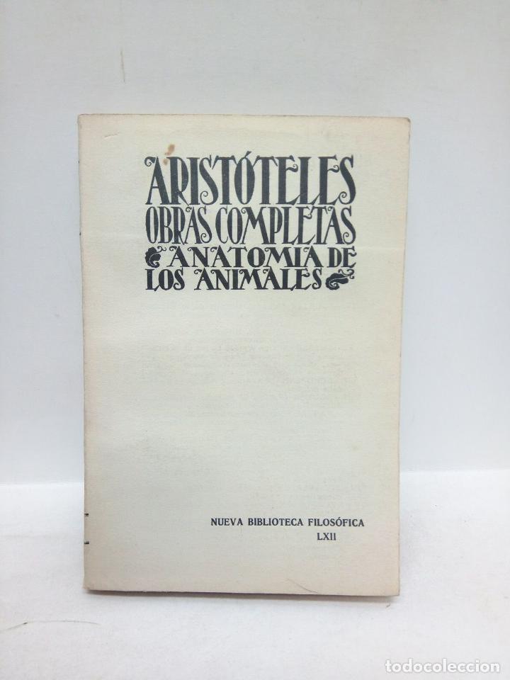 Libros: ARISTOTELES - Obras completas, X.: Anatom&iacute;a de los animales - Foto 1