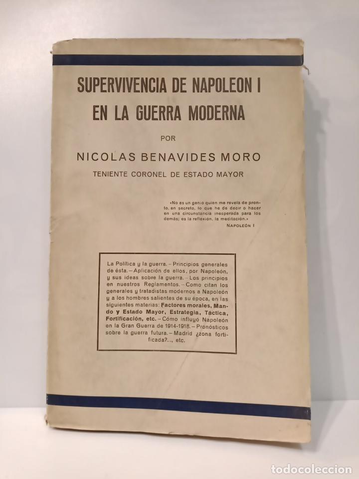 B&uuml;cher: BENAVIDES MORO, Nicol&aacute;s - Supervivencia de Napole&oacute;n I en la guerra moderna / por Nicolas Benavides