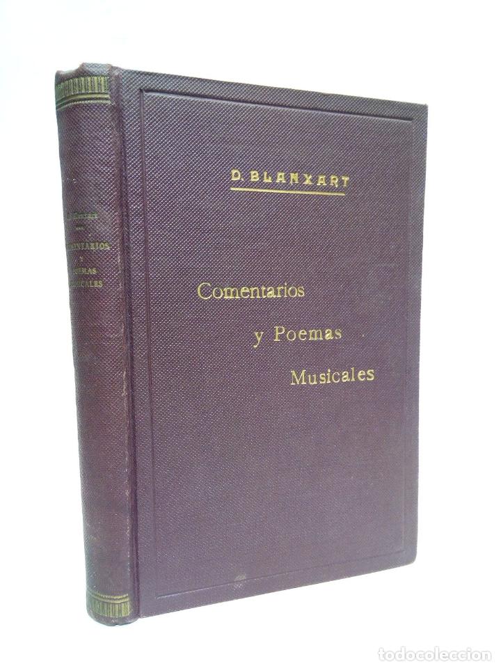 Libros: BLANXART, Daniel - Comentarios y poemas musicales - Foto 1