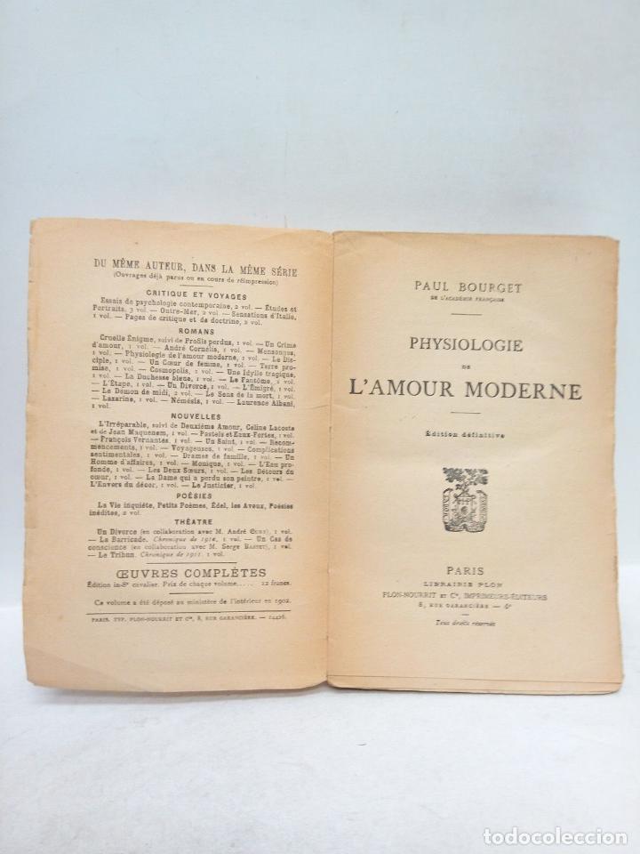 Libros: BOURGET, Paul - Physiologie de lamour - Foto 2