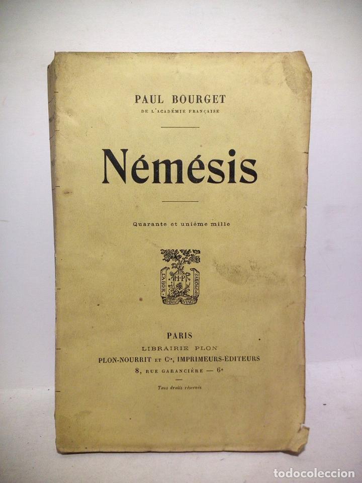 Libros: BOURGET, Paul - N&eacute;m&eacute;sis - Foto 1