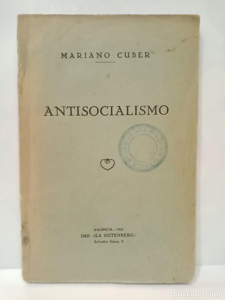 Libros: CUBER, Mariano - Antisocialismo - Foto 1