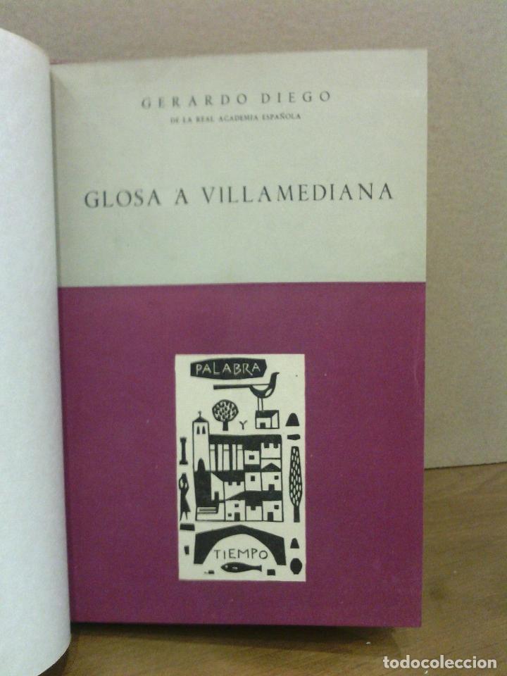 Libros: DIEGO, Gerardo - Glosa a Villamediana - Foto 2