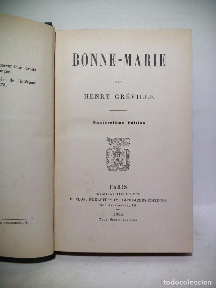 Libros: GREVILLE, Henry - Bonne - Marie - Foto 2
