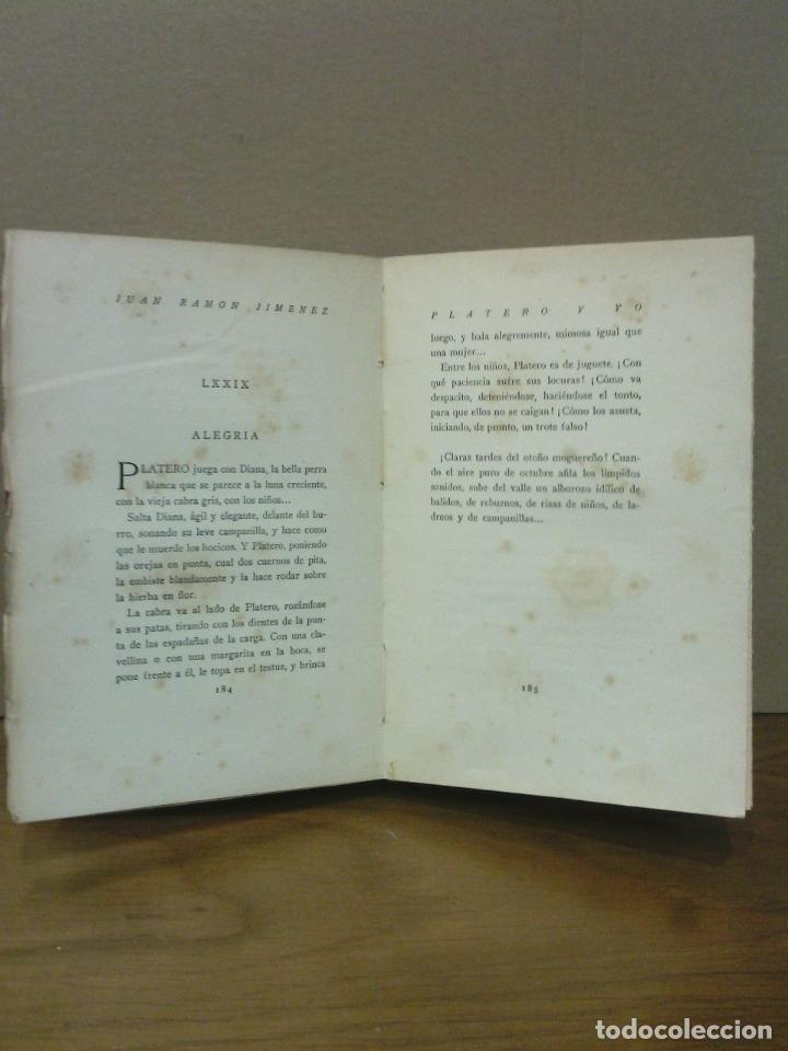 Libros: JIMENEZ, Juan Ram&oacute;n - Platero y Yo. (1907 - 1916) - Foto 3