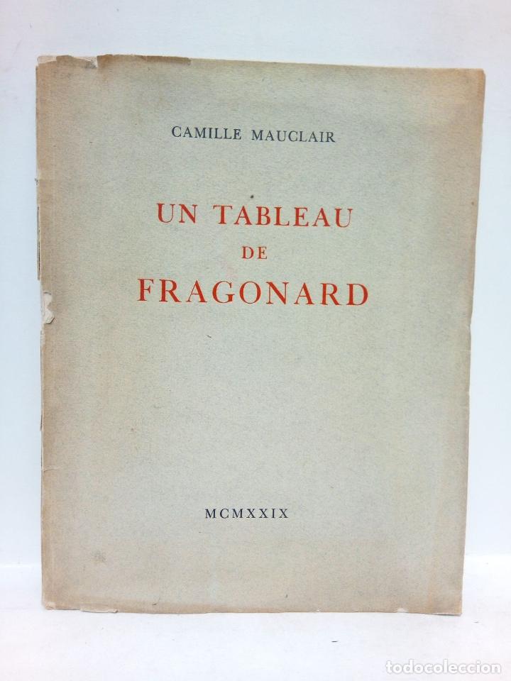 Libros: MAUCLAIR, Camille - Un tableau de Fragonard - Foto 1