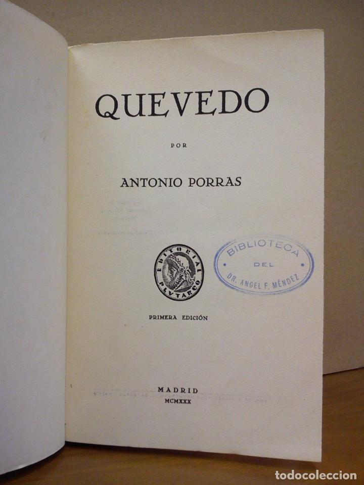 Libros: PORRAS, Antonio - Quevedo - Foto 2