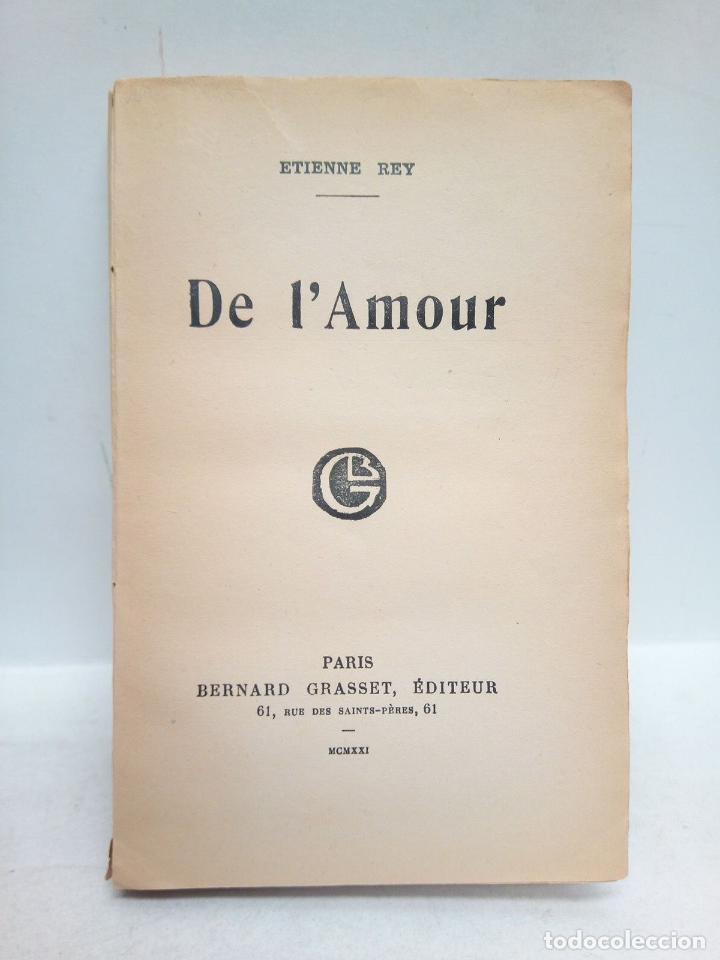 Libros: REY, Etienne - De lAmour - Foto 1