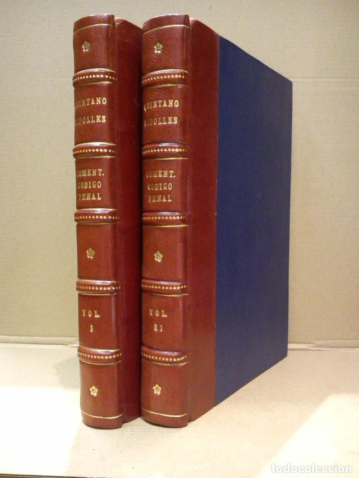 Libros: QUINTANO RIPOLLES, A. - Comentarios al C&oacute;digo Penal / Prol. de Manuel de la Plaza - Foto 1