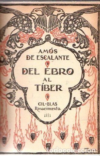 Libros: Del Ebro al T&iacute;ber - Escalante, Am&oacute;s de - Foto 1