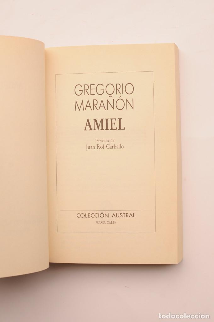 Libros: Amiel - MARA&Ntilde;&Oacute;N, Gregorio - Foto 2