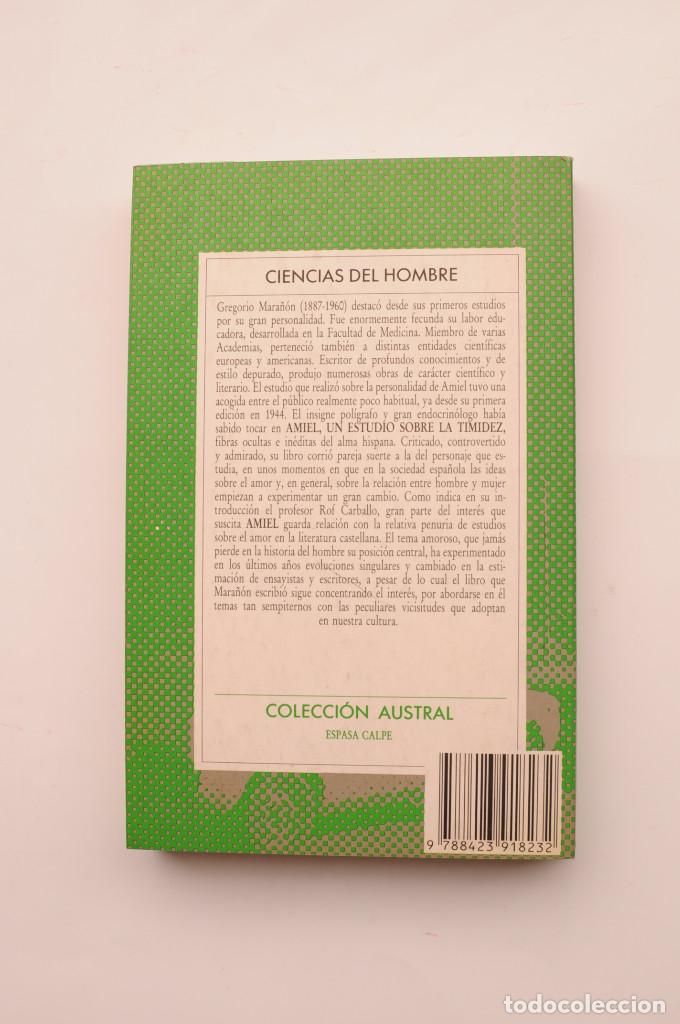 Libros: Amiel - MARA&Ntilde;&Oacute;N, Gregorio - Foto 3