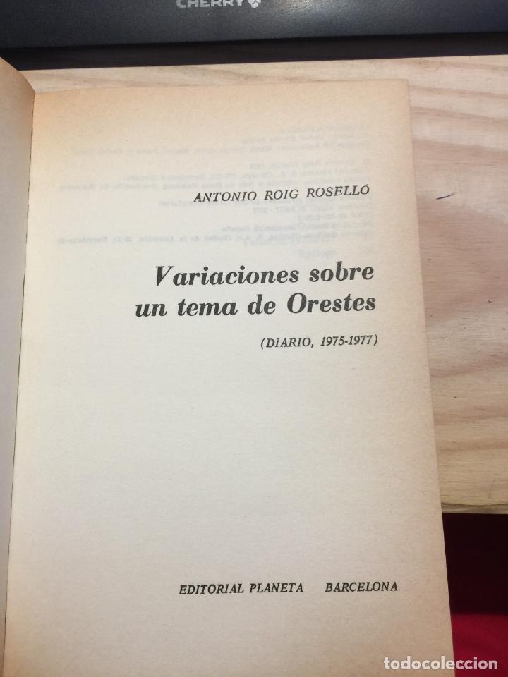 Libros: Variaciones sobre un tema de Orestes - Antonio Roig - Foto 4