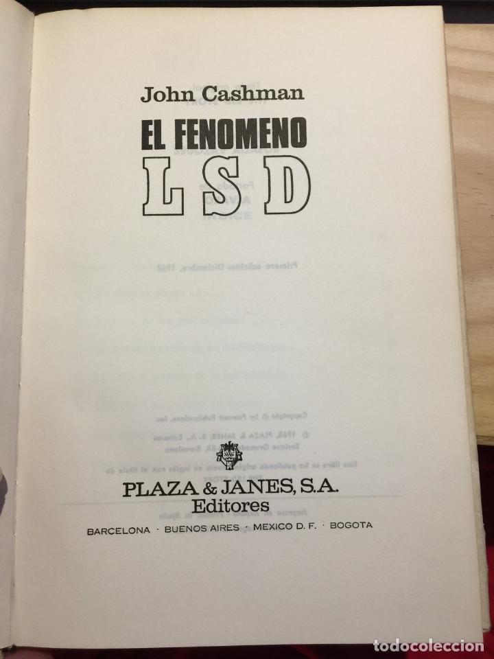 Libros: EL FENOMENO LSD - JOHN CASHMAN - Foto 3