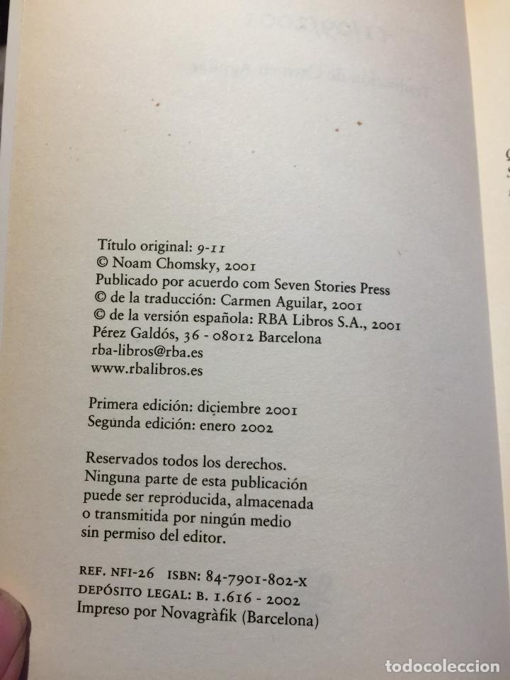 Libros: 11/09/2001 - Chomsky, Noam - Foto 5