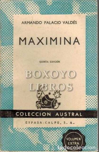 Libros: PALACIO VALDES, Armando. Maximina - Foto 1