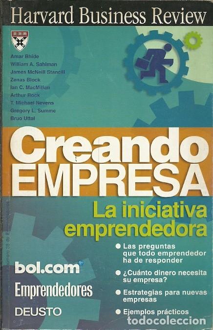 Libros: CREANDO EMPRESA LA INICIATIVA EMPRENDEDORA DEUSTO