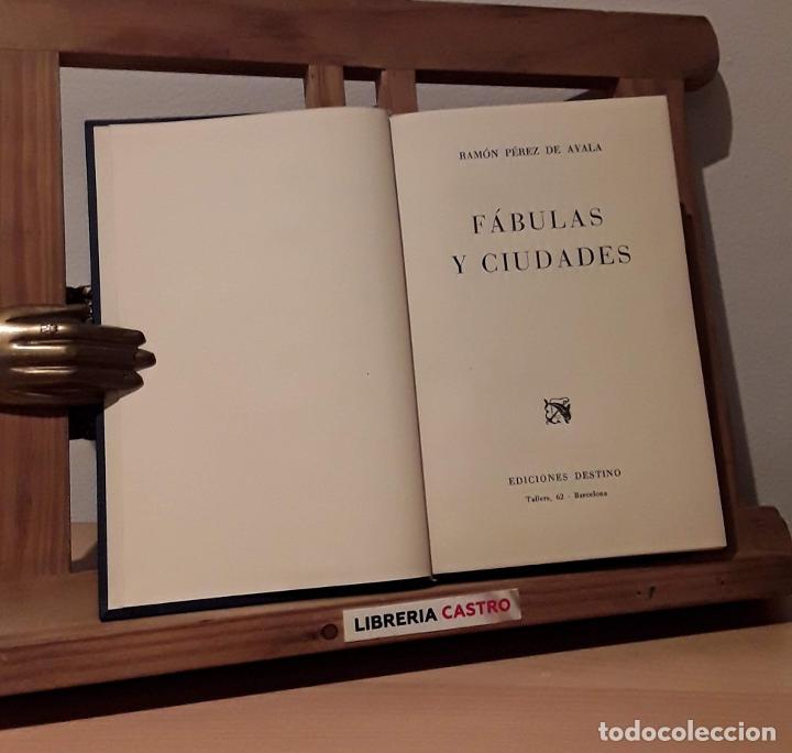 Libros: F&aacute;bulas y ciudades - Ram&oacute;n P&eacute;rez de Ayala - Foto 1
