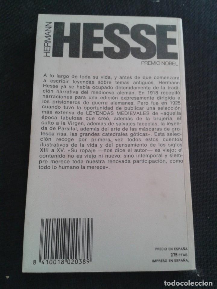 Libros: Leyendas Medievales (Herman Hesse) - Foto 2