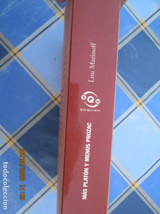 Libros: M&Aacute;S PLAT&Oacute;N Y MENOS PROZAC - LOU MARINOFF - EDICIONES B 2000. - Foto 2