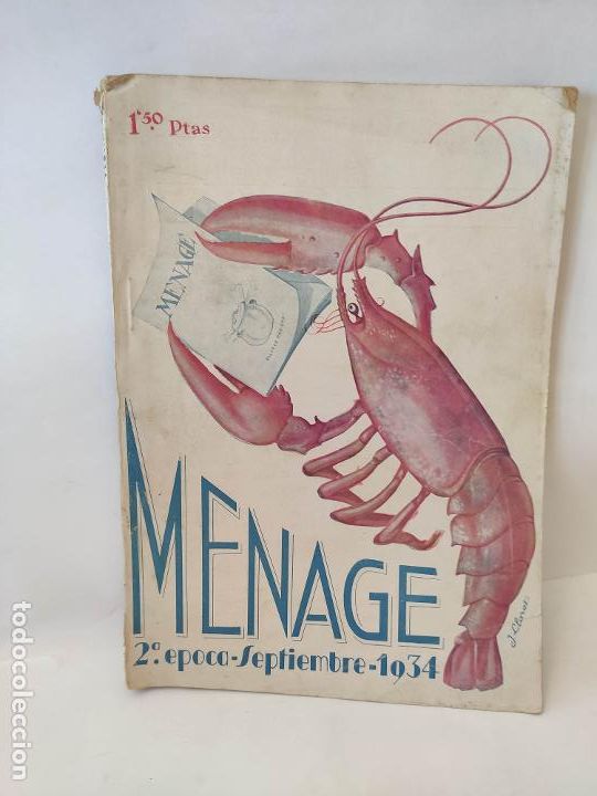 Libros: MENAGE N&ordm; 44 SEPTIEMBRE 1934 - Foto 1