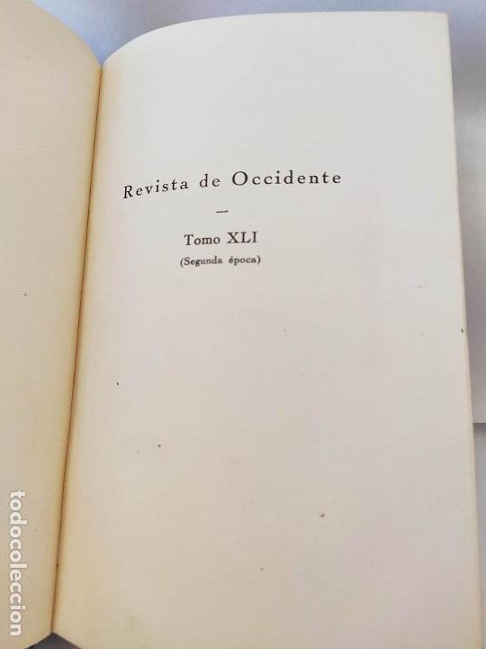 Libros: REVISTA OCCIDENTE TOMO 41, ABRIL MAYO Y JUNIO 1973 - Foto 2