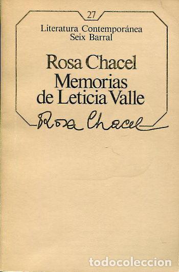 Libros: MEMORIAS DE LETICIA VALLE - ROSA CHACEL - Foto 1