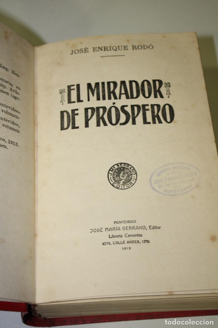 Libros: El mirador de pr&oacute;spero. - Rod&oacute;, Jos&eacute; Enrique. - Foto 3