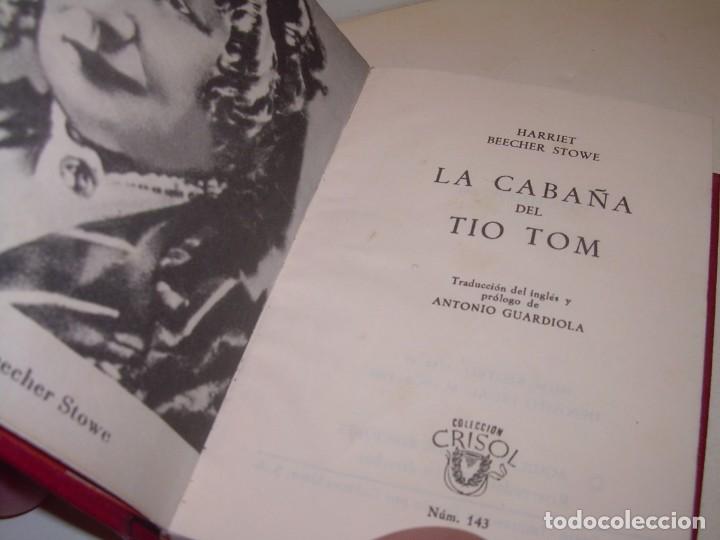 Libros: COLECCION CRISOL...LA CABA&Ntilde;A DEL TIO TOM...1964 - Foto 1