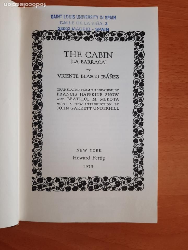 Libros: THE CABIN [LA BARRACA] - VICENTE BLASCO IB&Aacute;&Ntilde;EZ - Foto 1