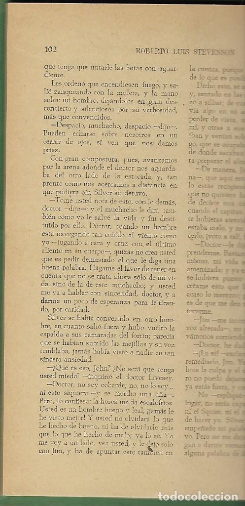 Libros: LA ISLA DEL TESORO - Stevenson,R.L. - Foto 2