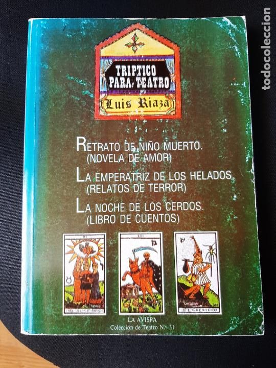 Libros: TRIPTICO PARA TEATRO - LUIS RIAZA - Foto 1